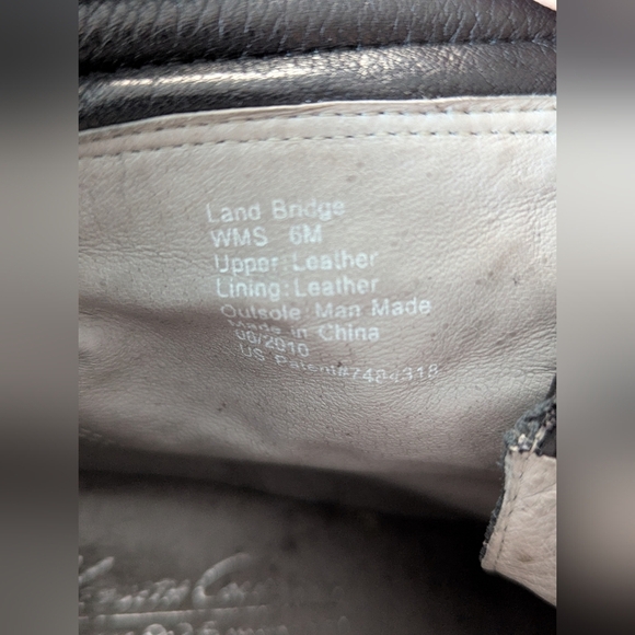 Kenneth Cole Women's (Size 6M) Black Leather Lace-Up Boots With Block Heel - Picture 16 of 16